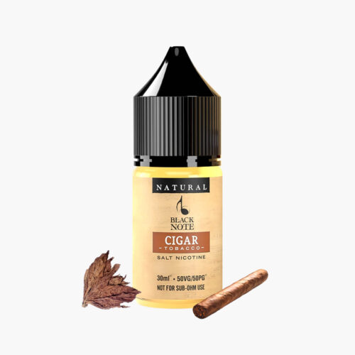 Black-Note-cigar-Tobacco-Salt-30ml (1) بلاك نوت سيجار سولت توباكو 30 مل | Black Note Cigar Tobacco Salt 30ml