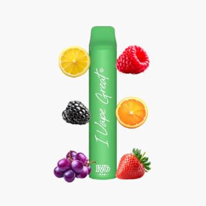 اي في جي 800 سحبة سيجارة بار بلس نكهة رينبو فواكه | Ivg 800 Puffs Bar Plus Vape rainbow