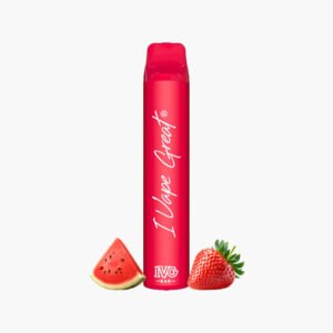 اي في جي 800 سحبة سيجارة بار بلس نكهة بطيخ فراولة | Ivg 800 Puffs Bar Plus Vape watermelon strawberry