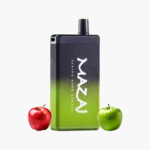 سحبة فلتر مزاج 6500 موش تفاحتين | Mazaj 6500 Puffs Filter Double Apple Disposable