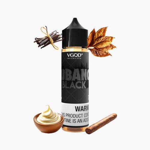 نكهة فيقود كوبانو بلاك سيجار كوبي فانيلا كاسترد 60مل | Vgod Cubano Black E-Liquid 60ml