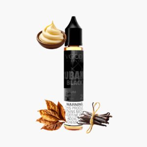 نكهة كوبانو بلاك سولت فيقود 30 مل سيجار بلاك سولت نكهه توباكو بلاك سولت | Vgod Cubano Black Salt 30ml