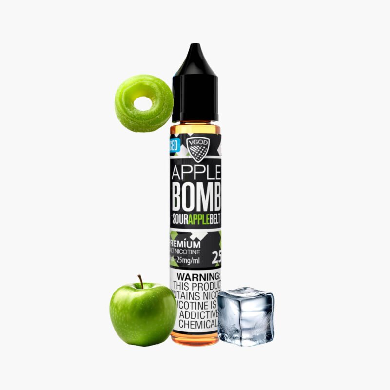نكهة تفاح بومب ايس سولت فيقود ابل ايس سولت 30مل | Vgod Iced Apple Bomb Salt 30ml
