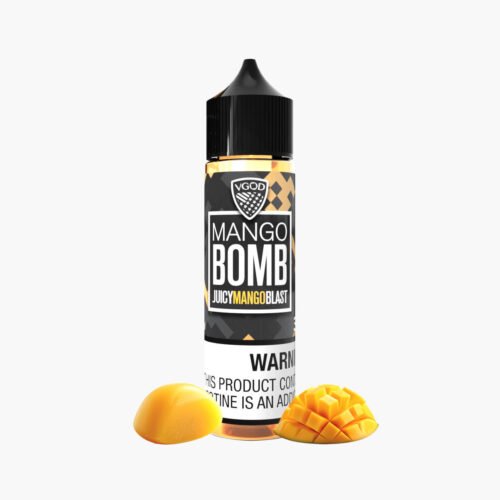 نكهة مانجو بومب فيقود مانجو 60مل نكهة مانجو شيشة الكترونية في السعودية Vgod Mango Bomb 60ml