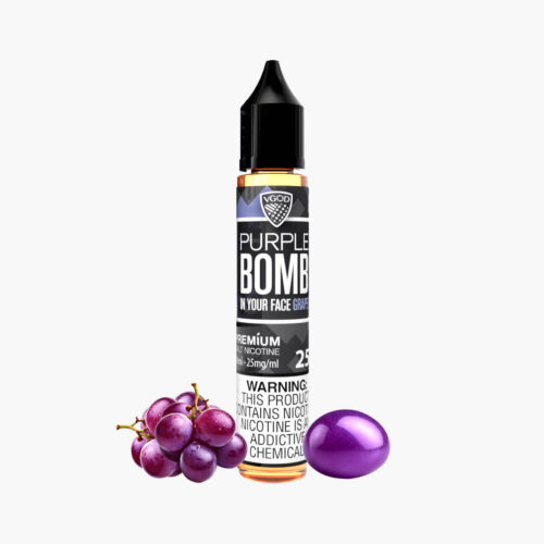 VGOD-purple-bomb-salt-30ml نكهة عنب بومب سولت فيقود بربل بومب سولت 30مل | Vgod Purple Bomb Salt 30ml