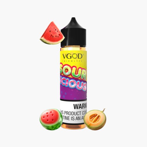 فيقود سور ليشيس بطيخ شمام 60مل نكهة فيقود حامض حلو بطيخ شمام | Vgod Sour Licious 60ml