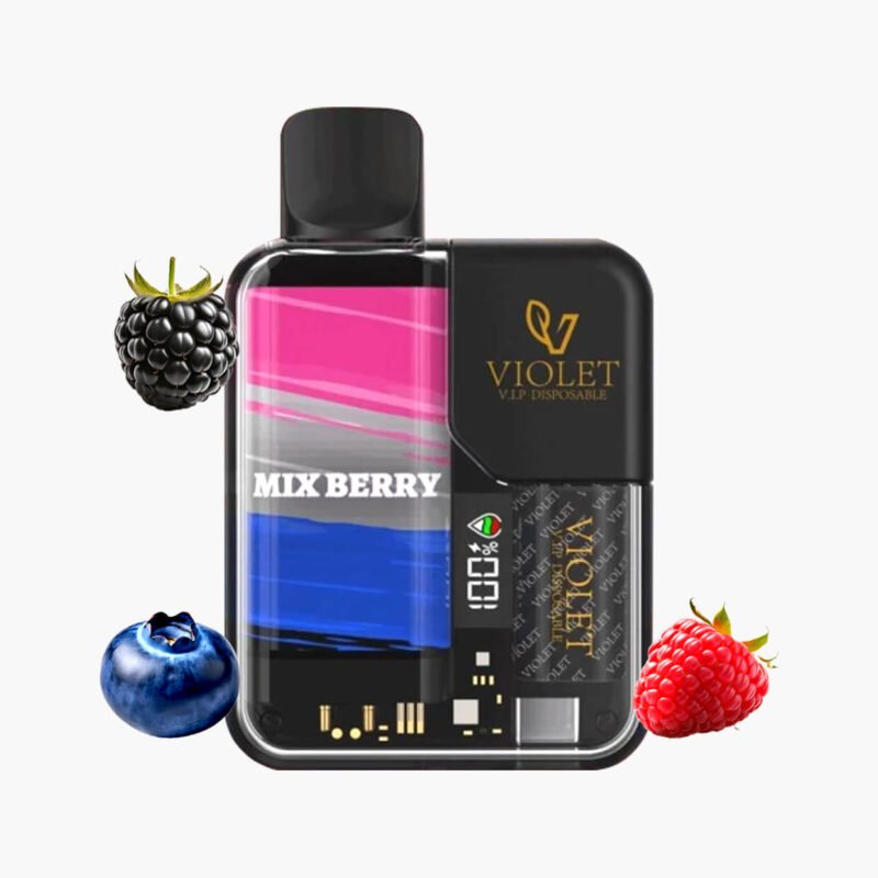 فيوليت 8000 سحبه جاهزه توت مشكل | Violet 8000 Puffs Disposable mix berry