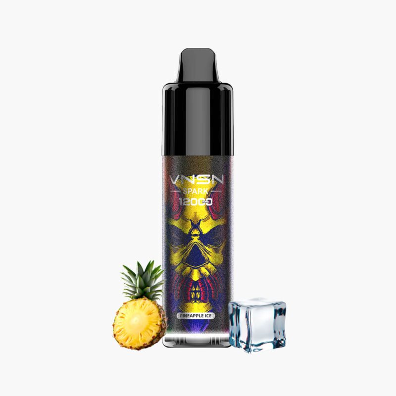 سحبة فنسن سبارك 12000 موشة في السعودية نكهة اناناس ايس | Vnsn Spark 12000 Puff Disposable PINEAPPLE ICE