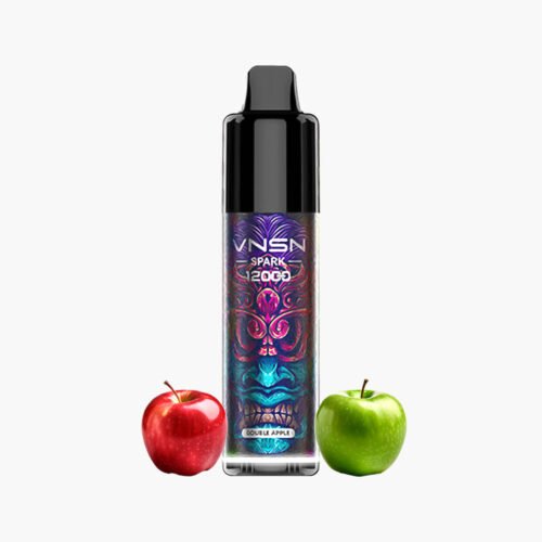 سحبة فنسن سبارك 12000 موشة في السعودية نكهة تفاحتين | Vnsn Spark 12000 Puff Disposable double apple
