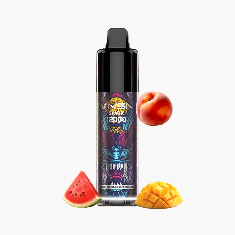 سحبة فنسن سبارك 12000 موشة في السعودية نكهة خوخ مانجو بطيخ | Vnsn Spark 12000 Puff Disposable peach mango watermelon