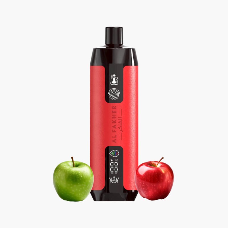 شيشة الفاخر 12000 سحبه كراون بار تفاحتين | Al Fakher 12k puffs Double apple Crown Bar