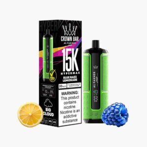 فيب الفاخر توت ازرق ليمون 15000 سحبة al fakher blue razz lemonade 15000 puff crown bar