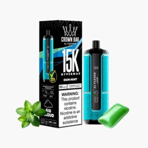 فيب الفاخر علكة نعناع 15000 سحبة al fakher gum mint 15000 puff crown bar