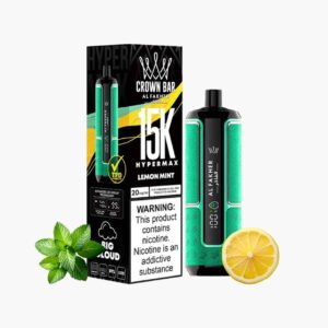 فيب الفاخر ليمون نعناع 15000 سحبة al fakher lemon mint 15000 puff crown bar