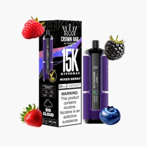 فيب الفاخر توت مشكل 15000 سحبة al fakher mixed berry 15000 puff crown bar
