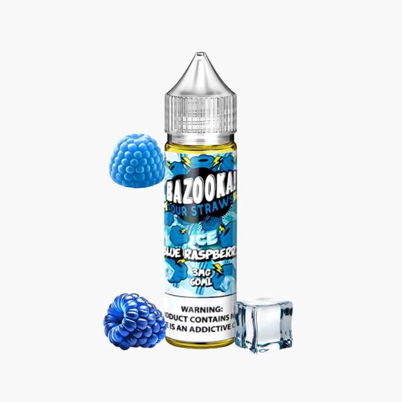 بازوكا توت ازرق ايس نكهة شيشة | Bazooka Blue Raspberry Ice 60ml KSA
