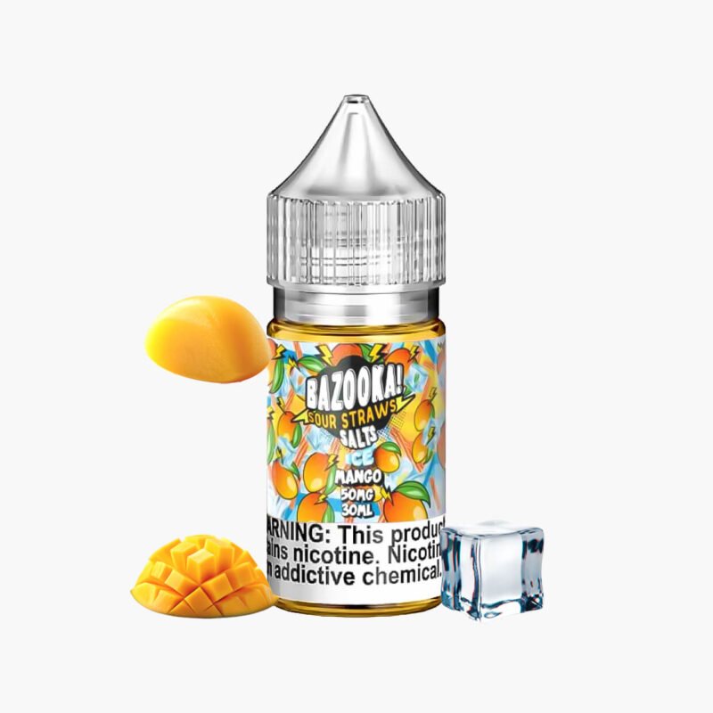 بازوكا مانجو ايس سولت نكهة سحبة سيجارة بود | Bazooka Mango Ice Salt 30ml