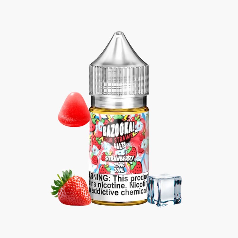 bazooka-strawberry-ice-salt-30ml-saudi-arabia بازوكا فراولة ايس سولت نكهة سحبة بود | Bazooka Strawberry Ice Salt 30ml