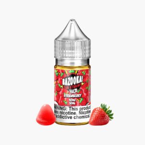 بازوكا فراوله سولت نكهة سحبة بودات السعودية | Bazooka Strawberry Salt 30ml
