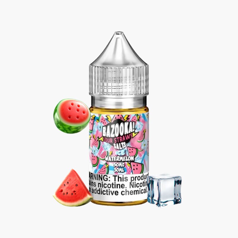 بازوكا بطيخ ايس سولت نكهة سحبة بودات | Bazooka Watermelon Ice Salt 30ml