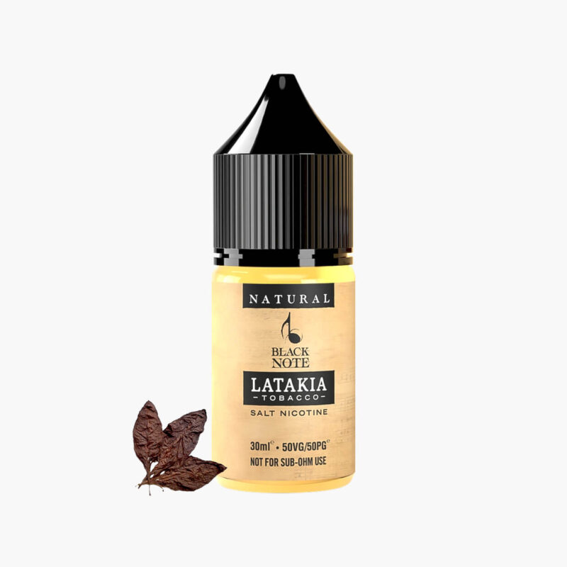 black-note-latakia-salt-30ml بلاك نوت لاذقية توباكو سولت نكهة | Black Note Latakia Tobacco Salt 30ml