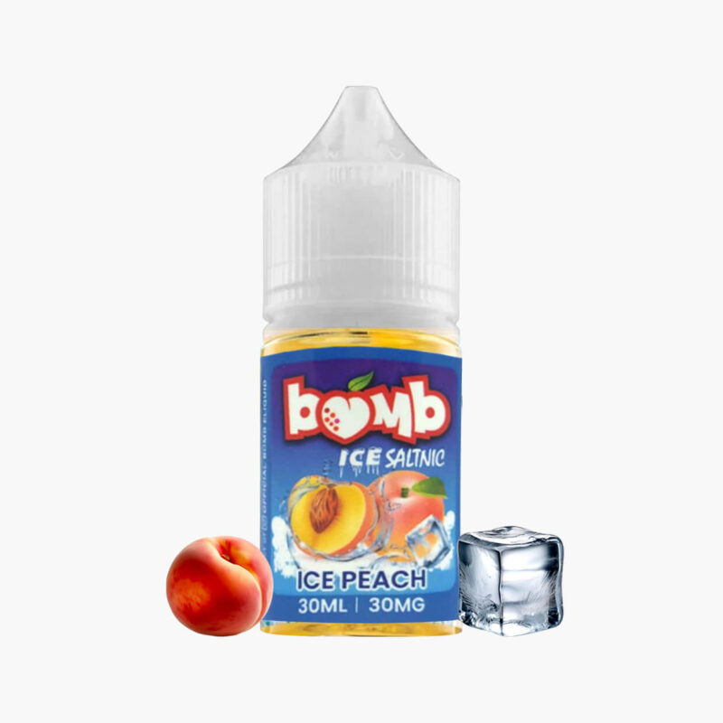 bomb-peach-ice-salt-30ml نكهة بومب خوخ ايس سولت 30 مل | Bomb Peach Ice Salt nicotine