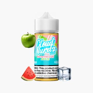 نكهة كلاود نيردز بطيخ تفاح ايس | Cloud Nurdz Apple Watermelon Ice 100ml