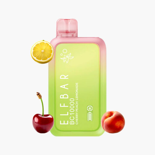 الف بار 10000 سحبه جاهزه كرز خوخ عصير ليمون | Elfbar BC10000 Puffs Disposable cherry peach lemonade