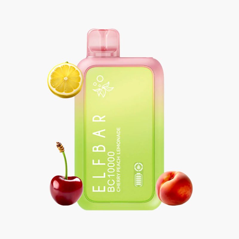الف بار 10000 سحبه جاهزه كرز خوخ عصير ليمون | Elfbar BC10000 Puffs Disposable cherry peach lemonade