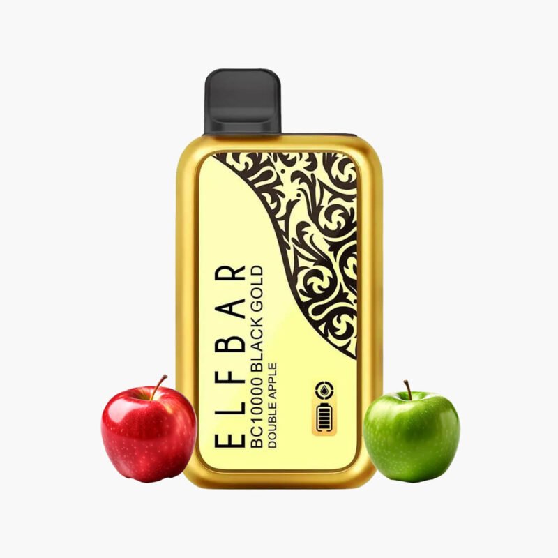 الف بار 10000 سحبه جاهزه تفاحتين | Elfbar BC10000 Puffs Disposable double apple