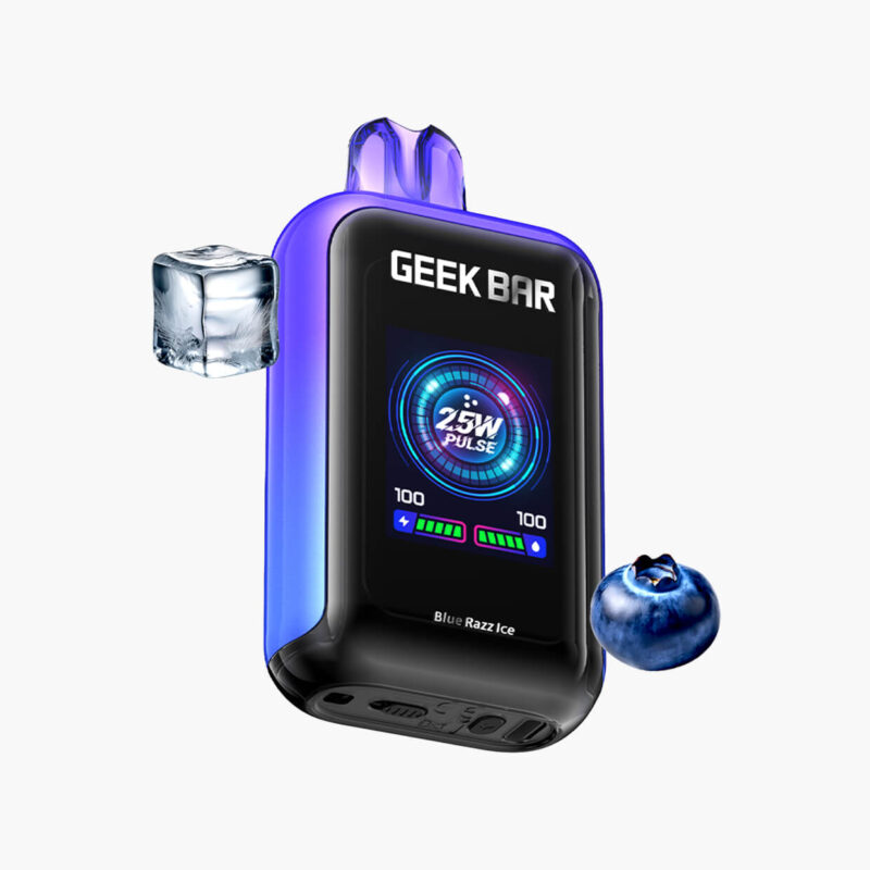 geek-bar-watt-23000puff-blueberry-ice سحبة جيك بار 23000 وات توت ازرق ايس | Geek Bar Watt 23k Puff Disposable Geek Bar 23000 blueberry ice