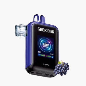 geek-bar-watt-23000puff-grape-ice سحبة جيك بار 23000 وات عنب ايس | Geek Bar Watt 23k Puff Disposable Geek Bar 23000 grape ice