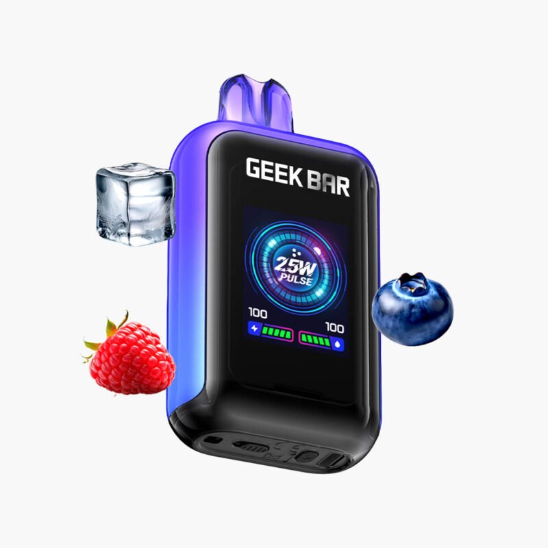 سحبة جيك بار 23000 وات توت مشكل ايس | Geek Bar Watt 23k Puff Disposable Geek Bar 23000 mix berry ice