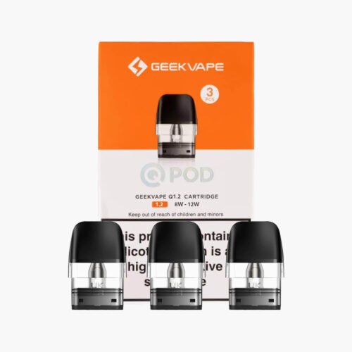 بود جيك فيب كيو 3 بودات غيارات جيك كيو 1.2 اوم | Geek Vape Q pods Replacement 3pcs 1.2 ohm