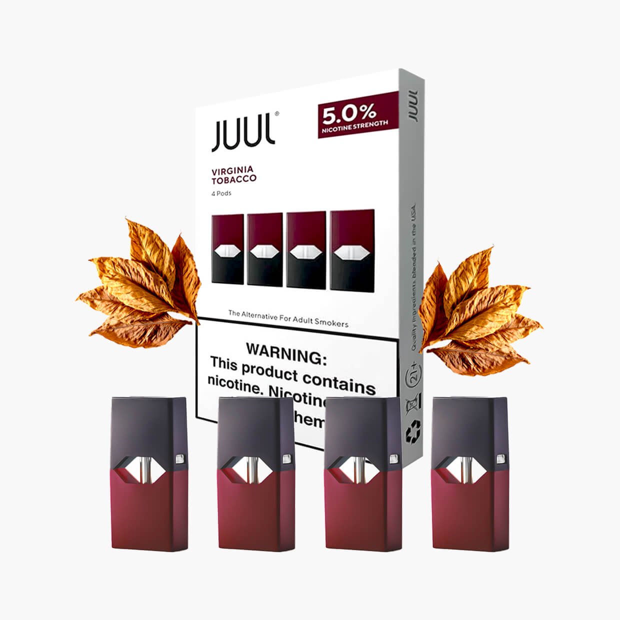 بودات جول فرجينيا توباكو الأصلية | Juul Virginia Tobacco Pods