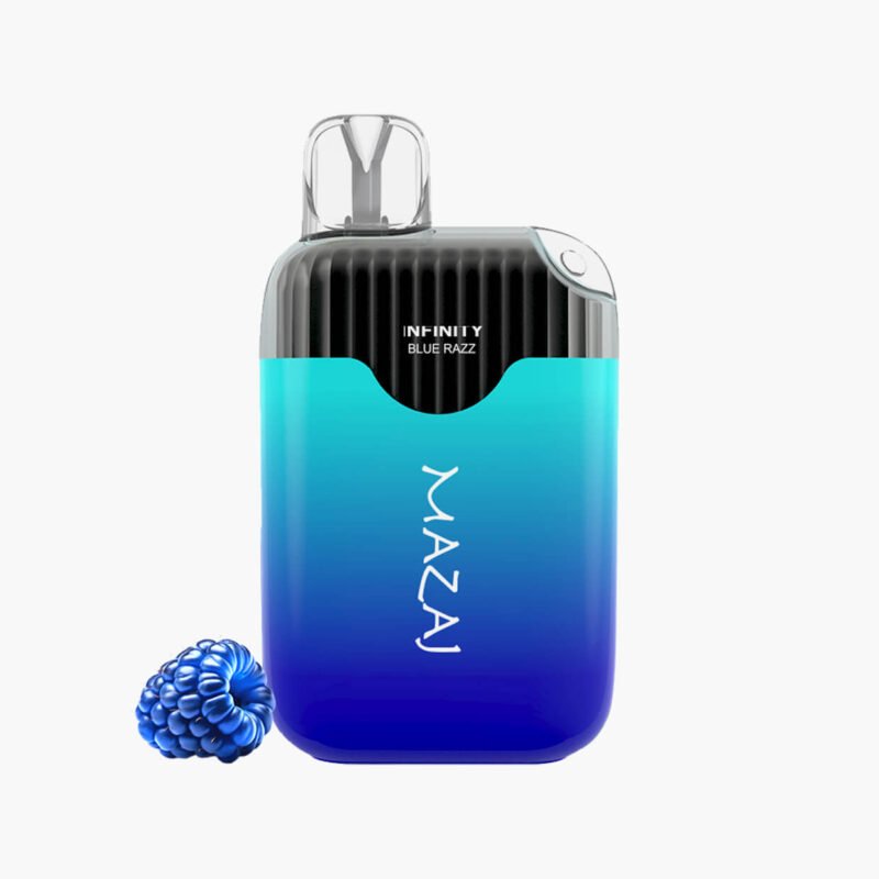 سحبة مزاج 4500 موش توت ازرق جاهزة انفينيتي | Mazaj 4500 Puffs Infinity Disposable blue raspberry