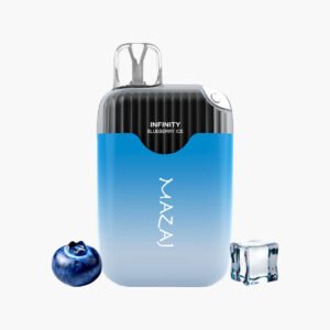 سحبة مزاج 4500 موش توت ازرق ايس جاهزة انفينيتي | Mazaj 4500 Puffs Infinity Disposable blueberry ice