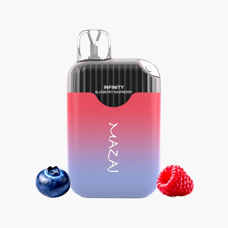 سحبة مزاج 4500 موش توت مشكل جاهزة انفينيتي | Mazaj 4500 Puffs Infinity Disposable blueberry raspberry