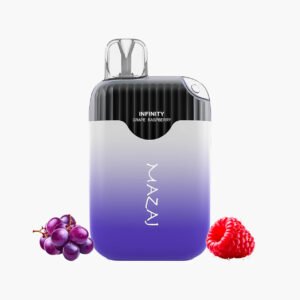 سحبة مزاج 4500 موش عنب توت جاهزة انفينيتي | Mazaj 4500 Puffs Infinity Disposable grape raspberry