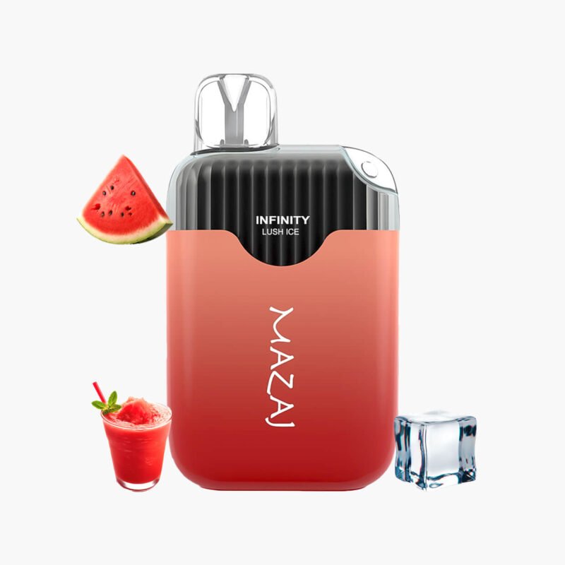 سحبة مزاج 4500 موش لوش ايس بطيخ جاهزة انفينيتي | Mazaj 4500 Puffs Infinity Disposable lush ice