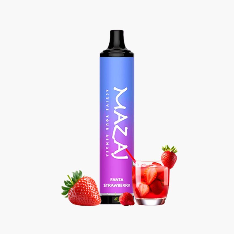 مزاج 5000 فانتا فروالة ديمون سحبة جاهزة | Mazaj 5000 fanta strawberry Demon Disposable Vape