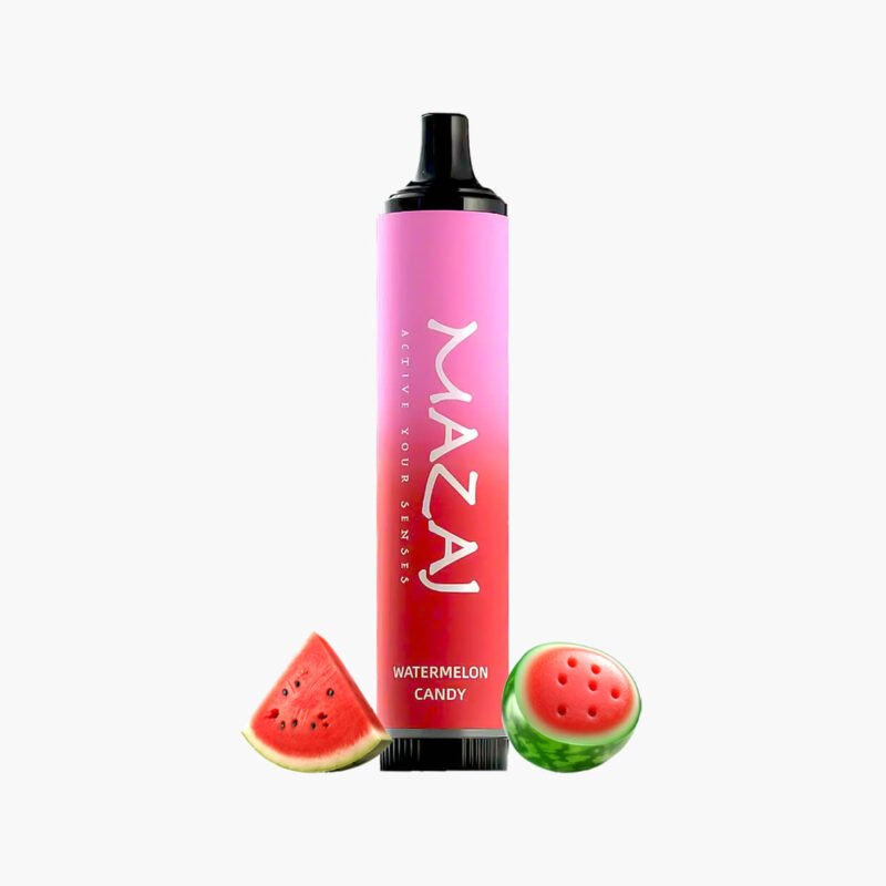 مزاج 5000 بطيخ كاندي ديمون سحبة جاهزة | Mazaj 5000 watermelon candy Demon Disposable Vape