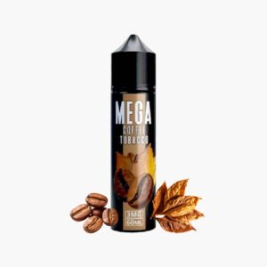 نكهة ميجا قهوه توباكو 60مل نكهة فيب شيشة في السعودية ميقا Mega coffee tobacco 60ml Vape E-liquid