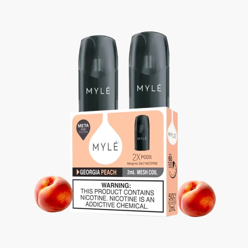 بودات مايلي ميتا الأصلية خوخ | Myle Meta Pods V5 georgia peach