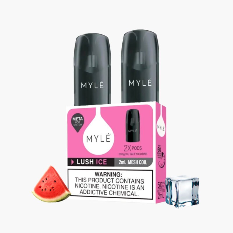 بودات مايلي ميتا الأصلية لوش ايس | Myle Meta Pods V5 lush ice