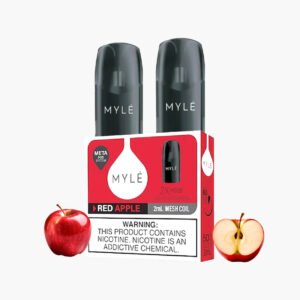 بودات مايلي ميتا الأصلية تفاح احمر | Myle Meta Pods V5 red apple