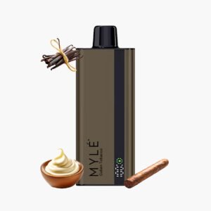 سحبة مايلي سليم مايلي 8000 موش كوبانو Myle Slim 8000 Puffs Disposable cuban tobacco