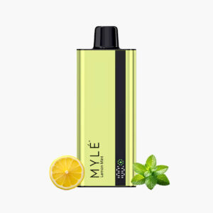 سحبة مايلي سليم مايلي 8000 موش ليمون نعناع Myle Slim 8000 Puffs Disposable lemon mint