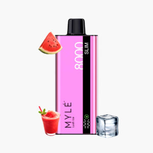 سحبة مايلي سليم مايلي 8000 موش لوش ايس Myle Slim 8000 Puffs Disposable lush ice