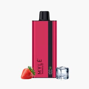 سحبة مايلي سليم مايلي 8000 موش فراوله ايس Myle Slim 8000 Puffs Disposable strawberry ice